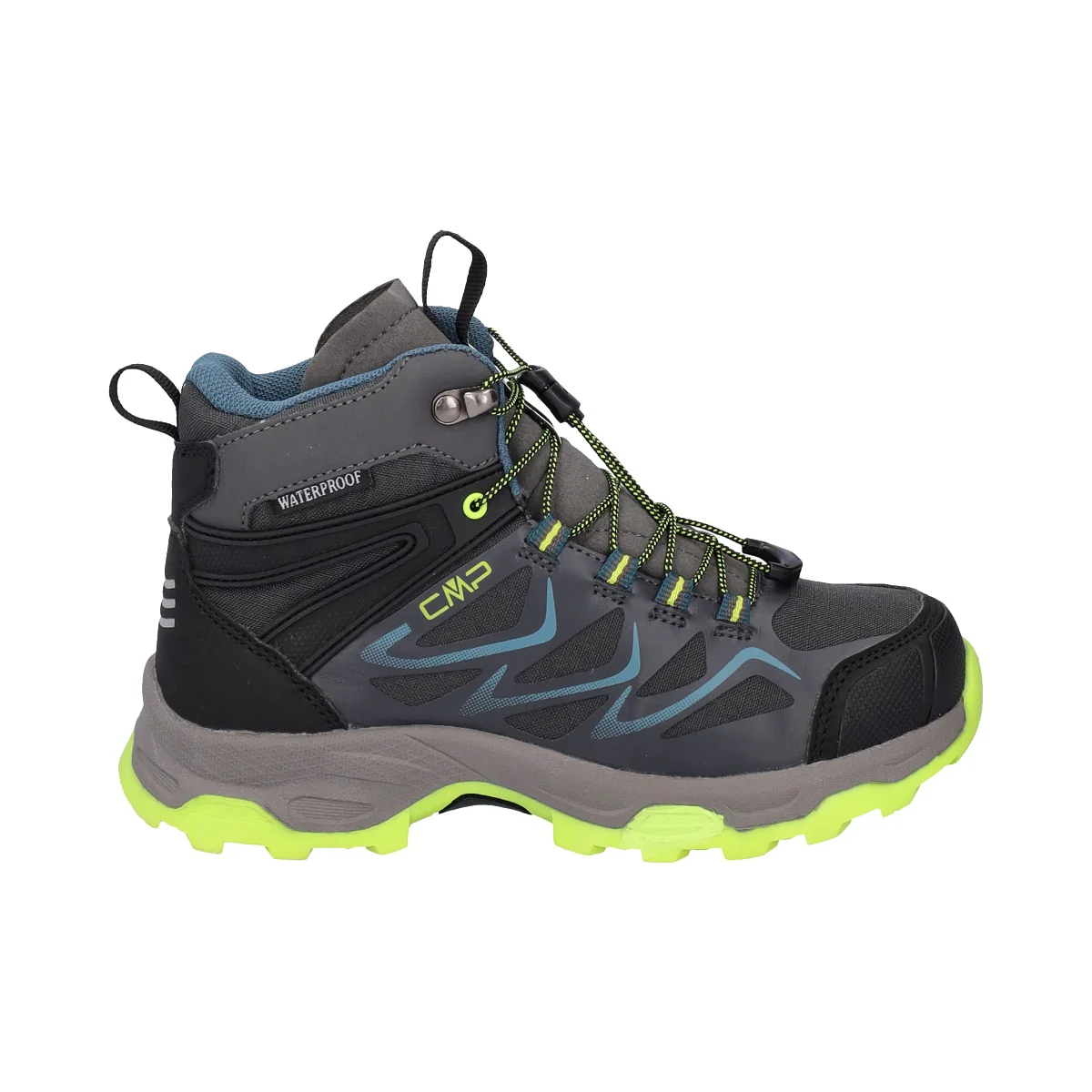 Kids Byne Mid WP Outdoor Scarpe Trekking Bambino Antracite Acido