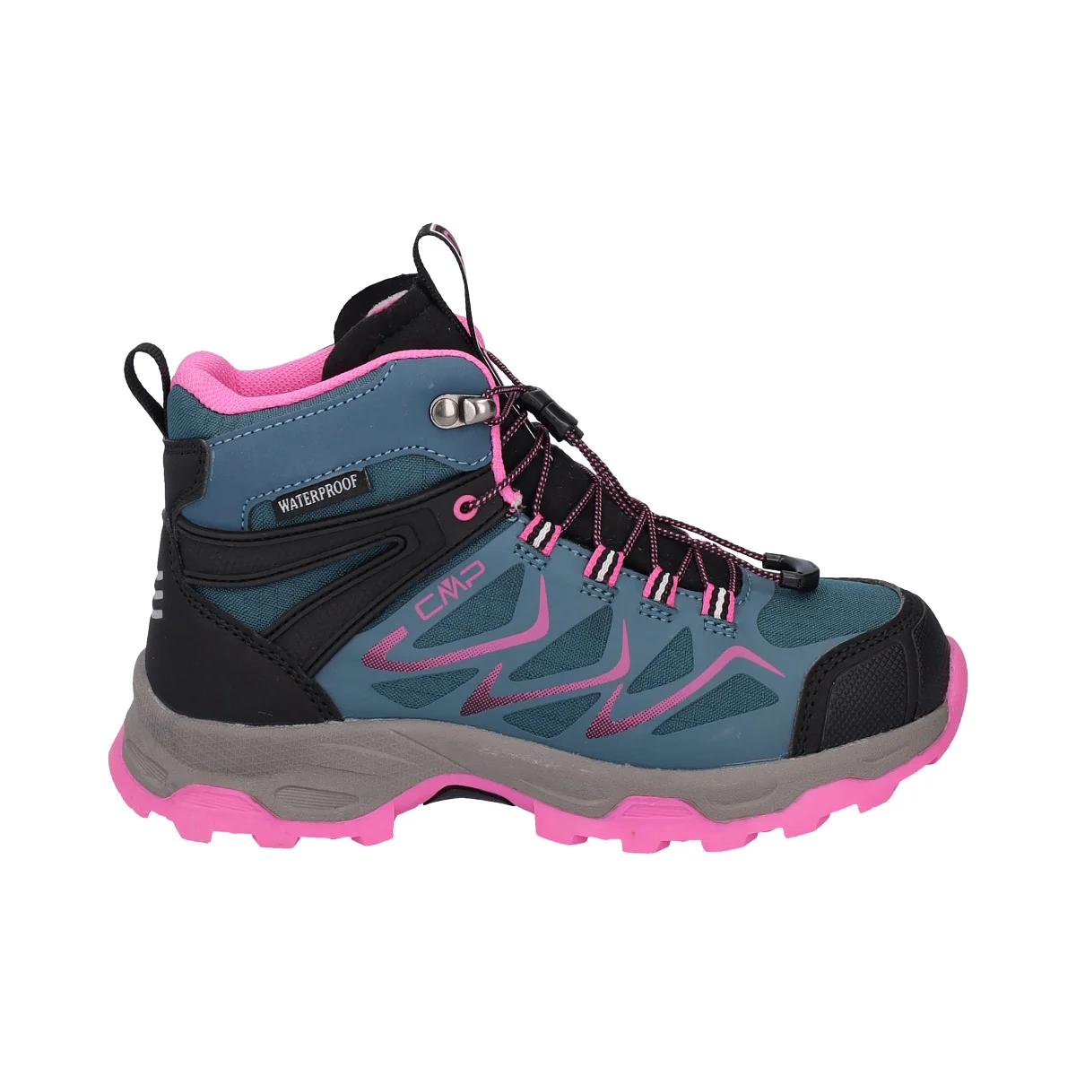 Kids Byne Mid WP Outdoor Scarpe Trekking Bambino Lake Purple Fluo