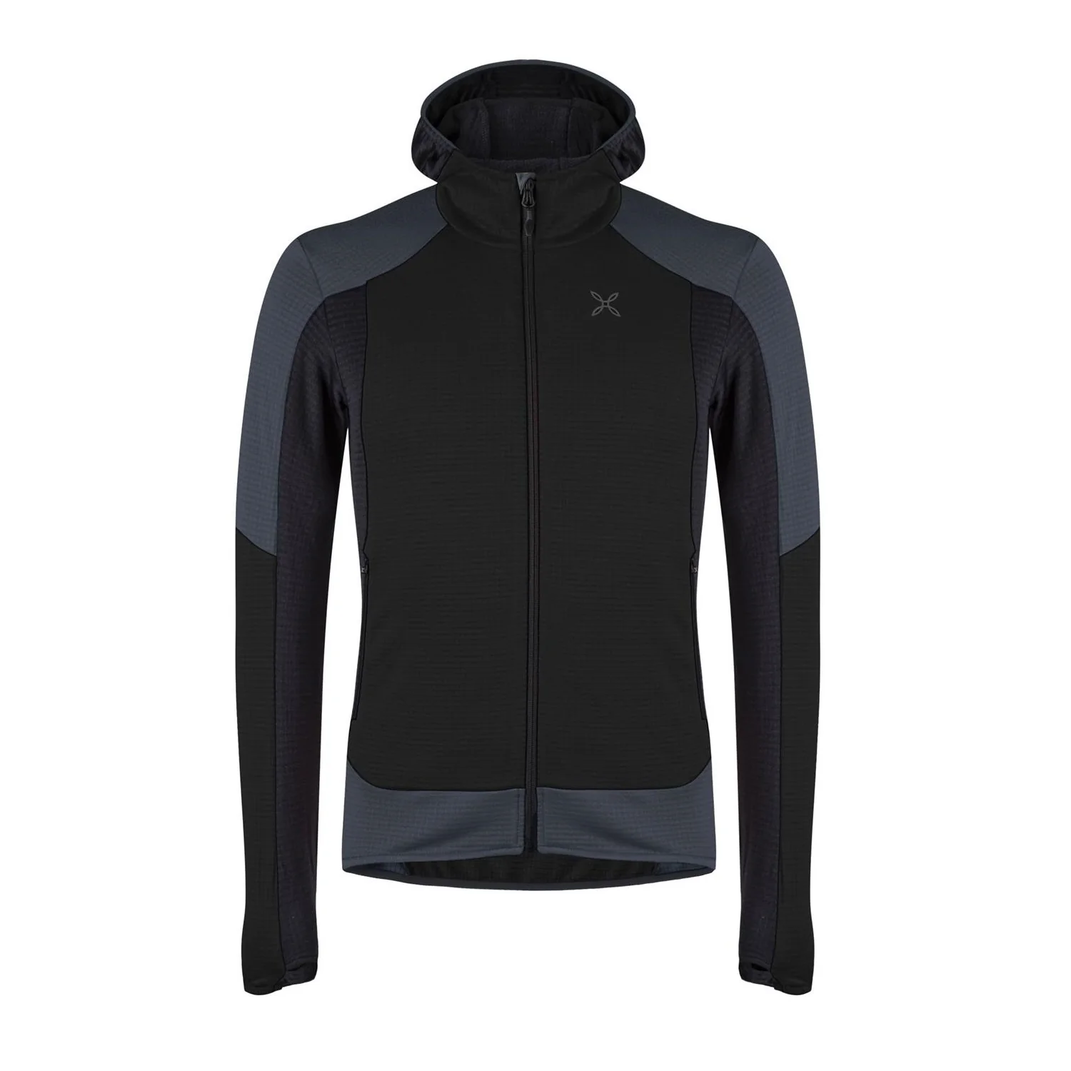 Stretch Color 2 Maglia Secondo Strato Uomo Nero Piombo