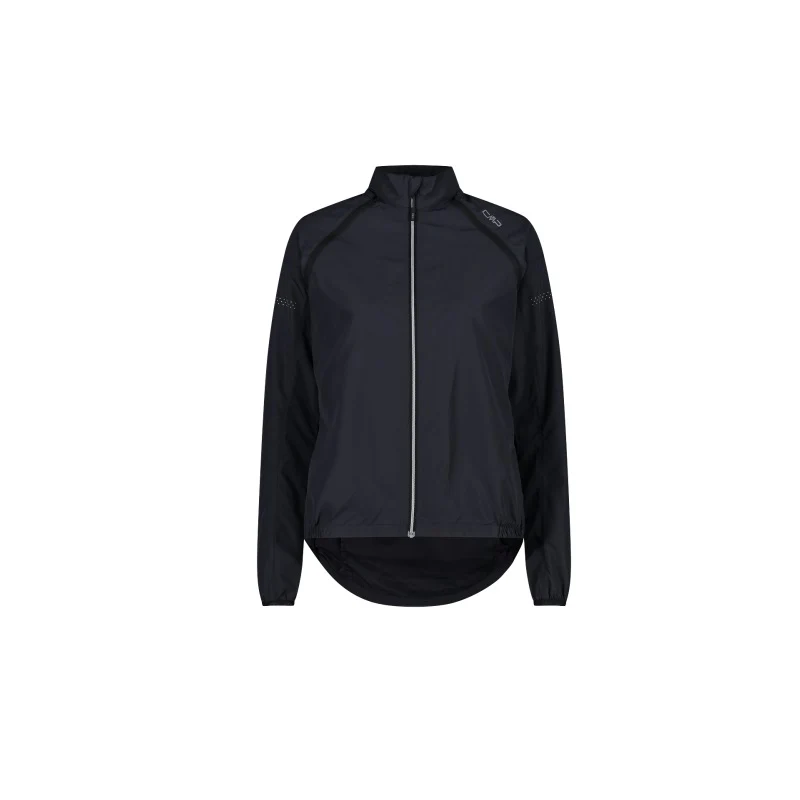 Woman Jkt Whit Detachable Sleeves Giacca Ciclismo Donna Antracite